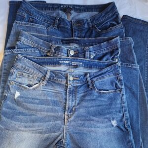 Denim Jeans Lot Of 3